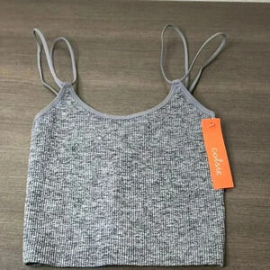 Colsie Gray Seamless Brami Womens Size XS